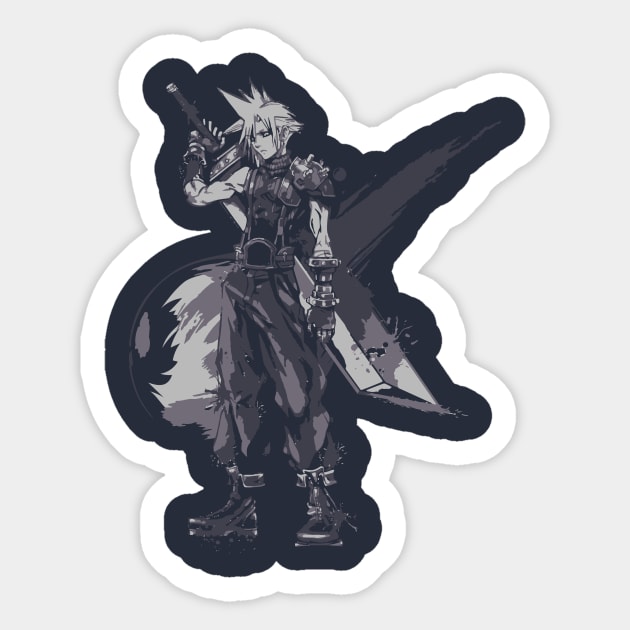 Cloud Sticker by Enidrea